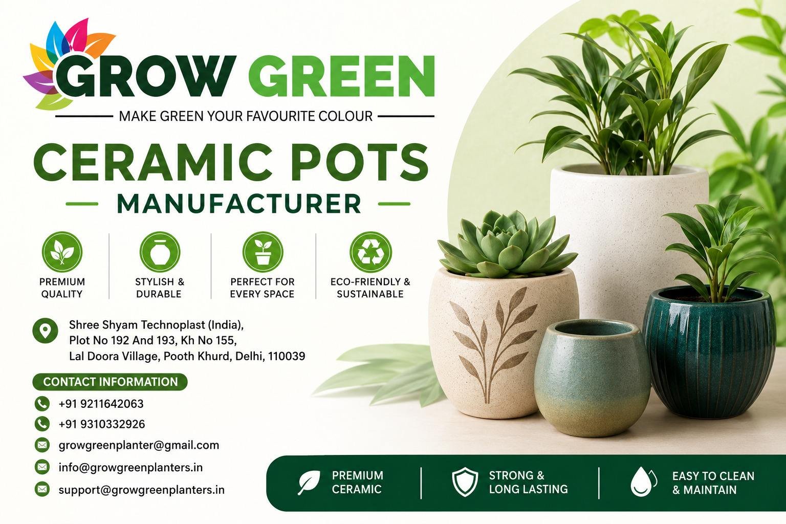Ceramic Pots Manufacturers