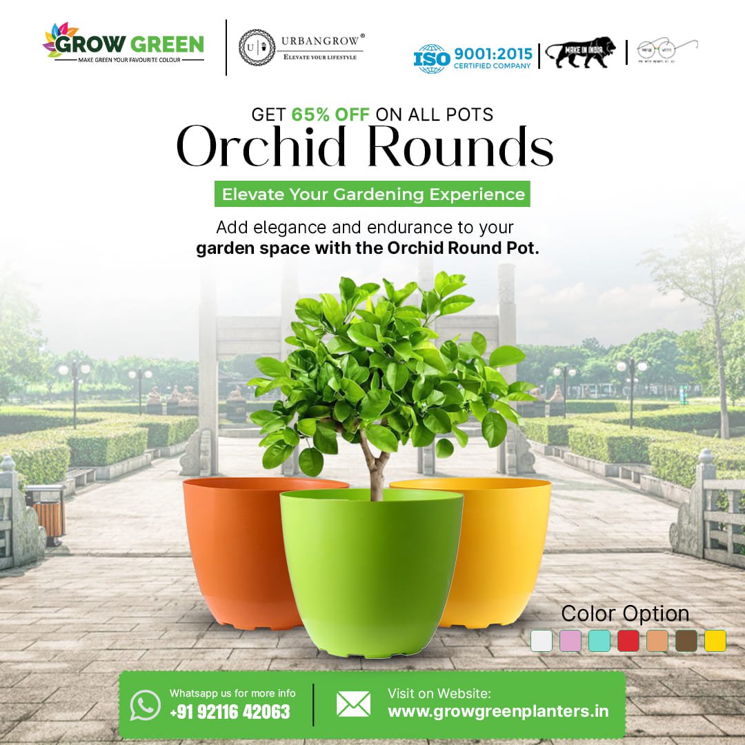 Orchid Round Pots