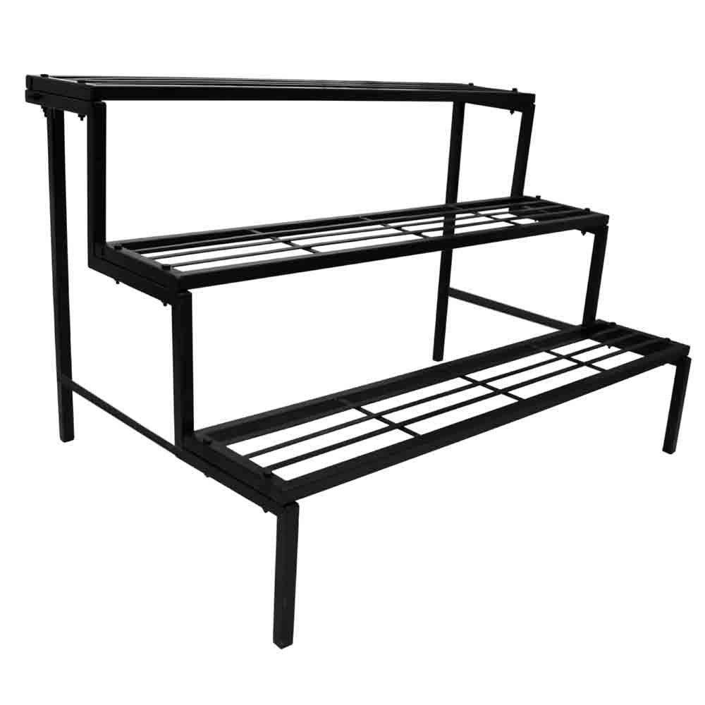 Pots Stand Of Iron Frame Three Step Iron Stand