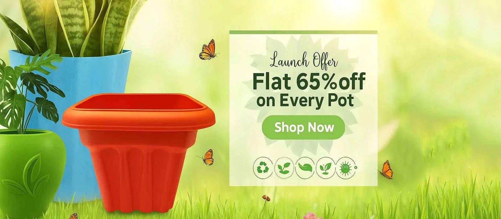 Buy Plastic Pots online